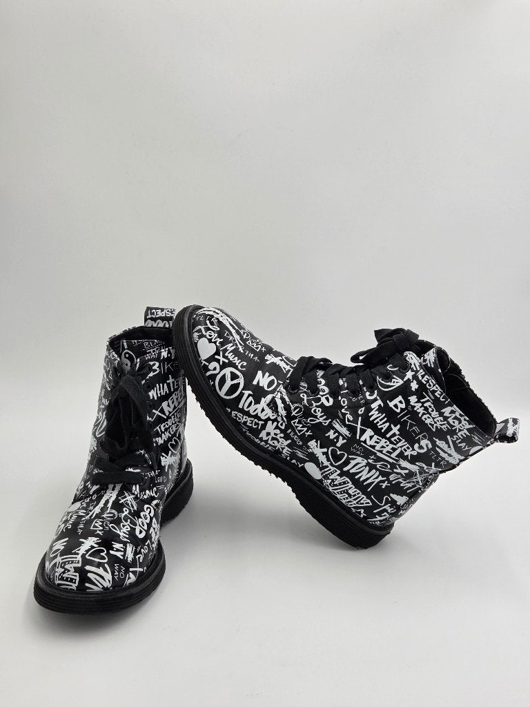 ALDO Graffiti Veterboots Maat 37, Zwart, Ophalen of Verzenden, Zo goed als nieuw, ALDO