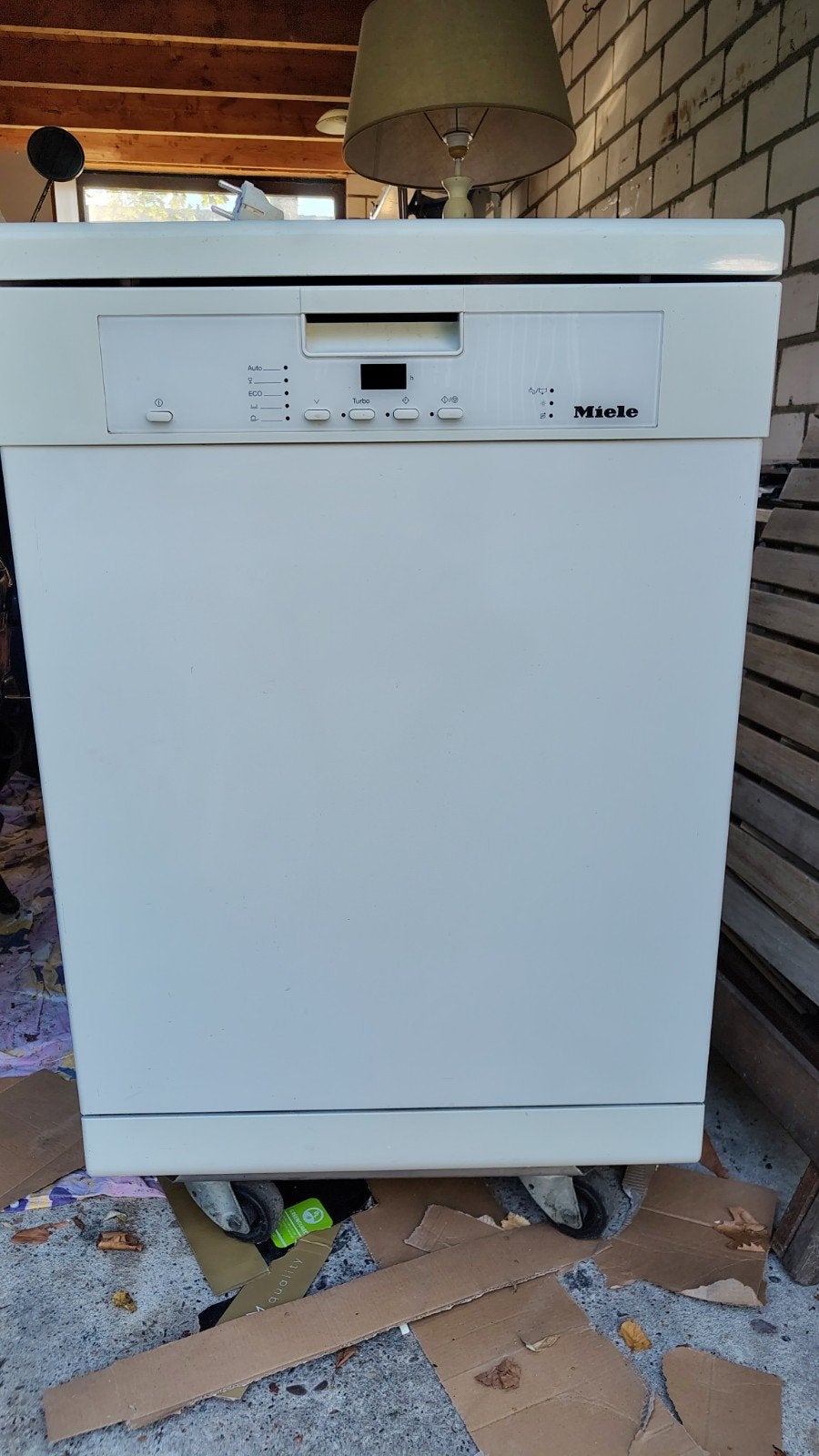 Miele Vrijstaande Vaatwasser - Wit, Goede Staat, Ophalen, Gebruikt, 60 cm of meer, 85 tot 90 cm