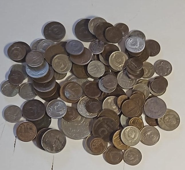 munten RUSLAND  100 Stuks, Postzegels en Munten, Munten en Bankbiljetten | Verzamelingen, Ophalen of Verzenden, Buitenland, Munten