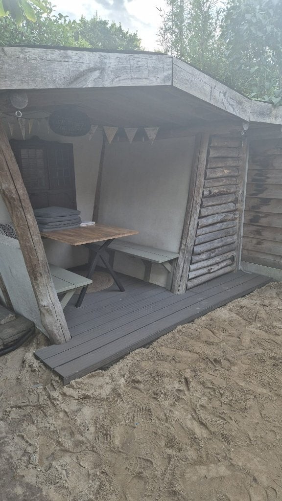 Vlonderplanken Henderson dark grey, Ophalen, Gebruikt, Composiet