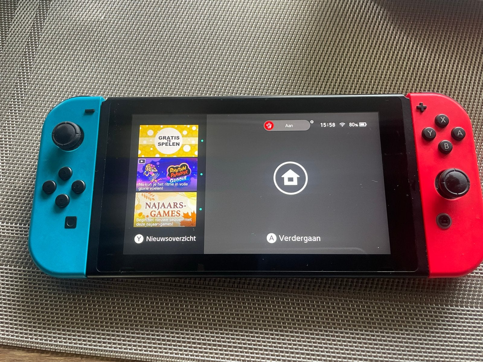 Nintendo Switch Original met Joy-Cons en Dock, Ophalen, Zo goed als nieuw, Zonder controller, Switch Original