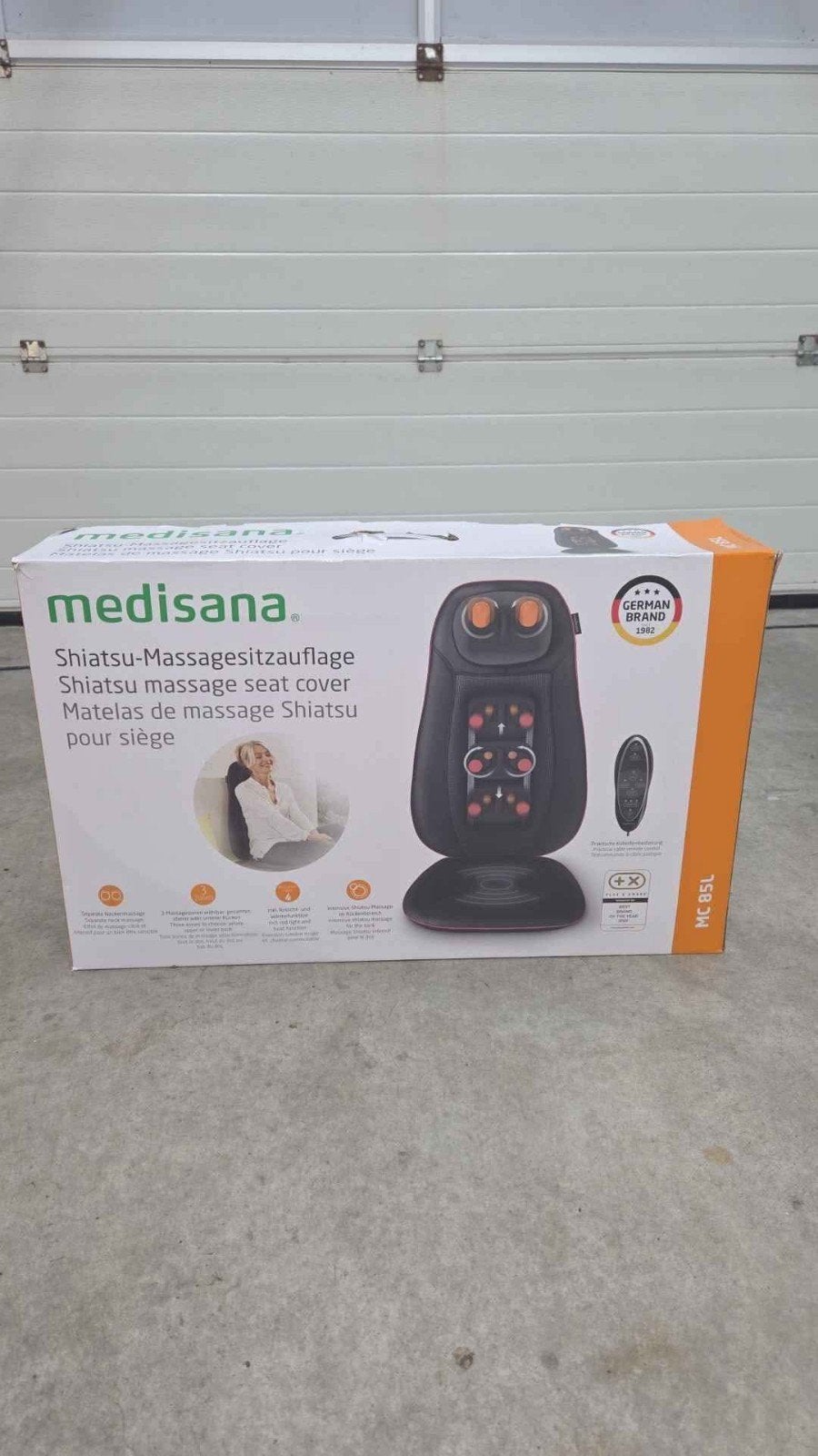 Medisana Shiatsu Massage Zitkussen MC 85L - Nieuw in doos, Ophalen of Verzenden, Nieuw, Massagestoel of Kussen