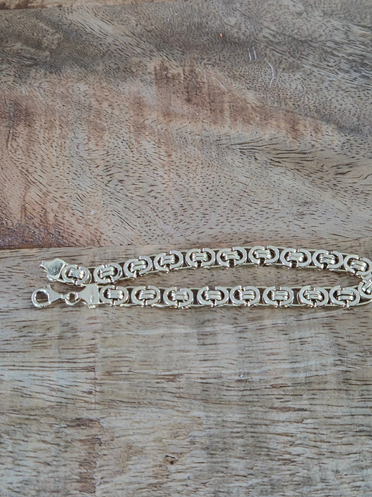 Gouden Koningsschakel Armband - 14 Karaat Goud, Ophalen of Verzenden, Zo goed als nieuw, Goud, Goud