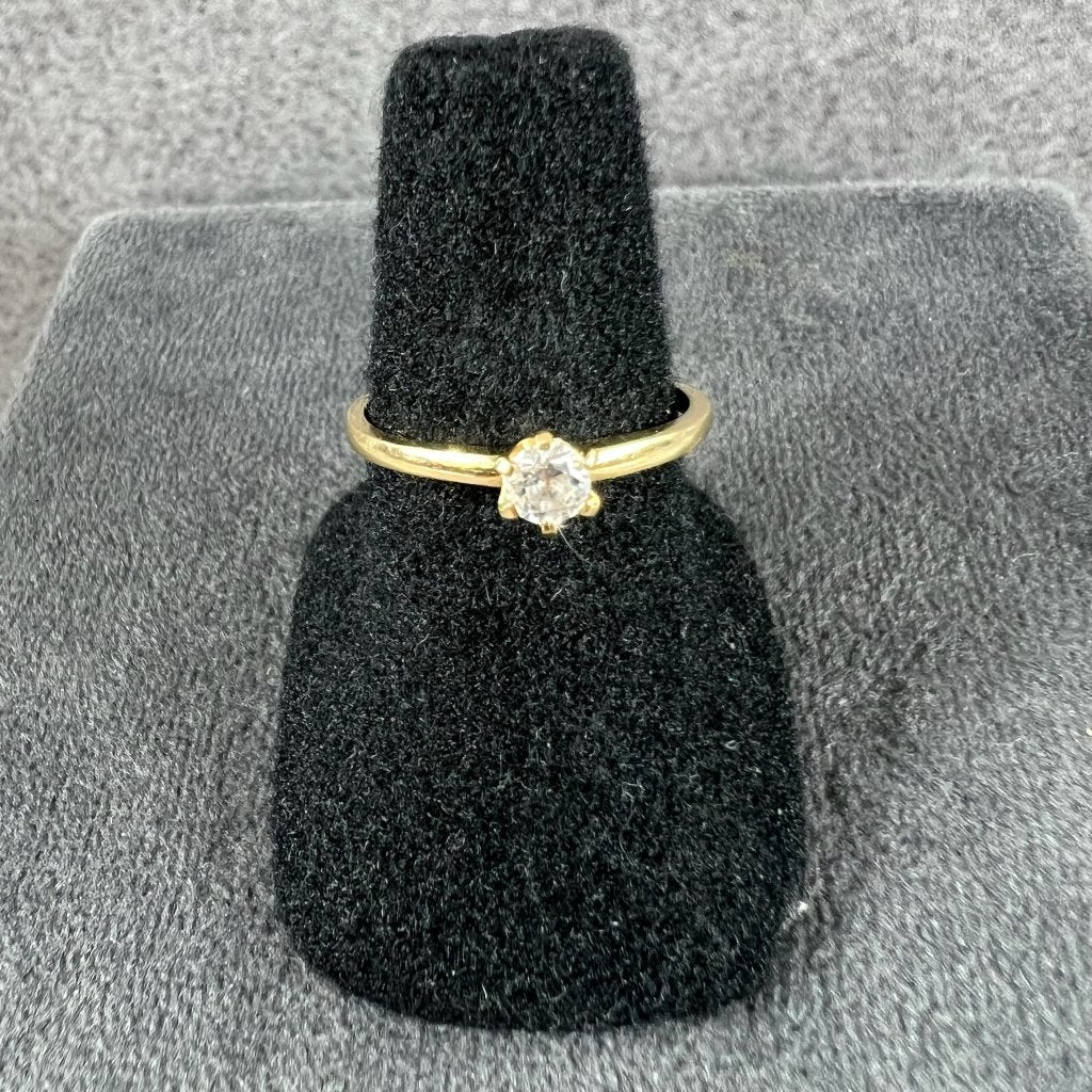 Gouden Ring | 14k | 1,57g | Solitair | 18,25 | 413798