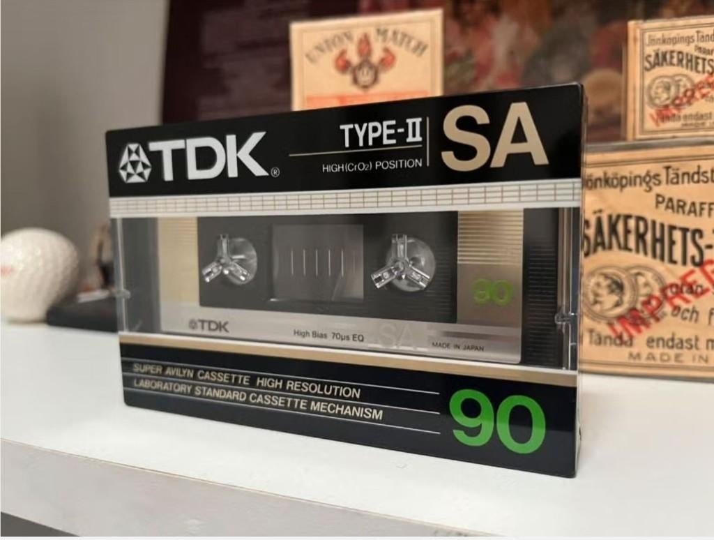 TDK Type-II SA 90 (golden) sealed, Overige genres, 1 bandje, Ophalen of Verzenden, Nieuw in verpakking