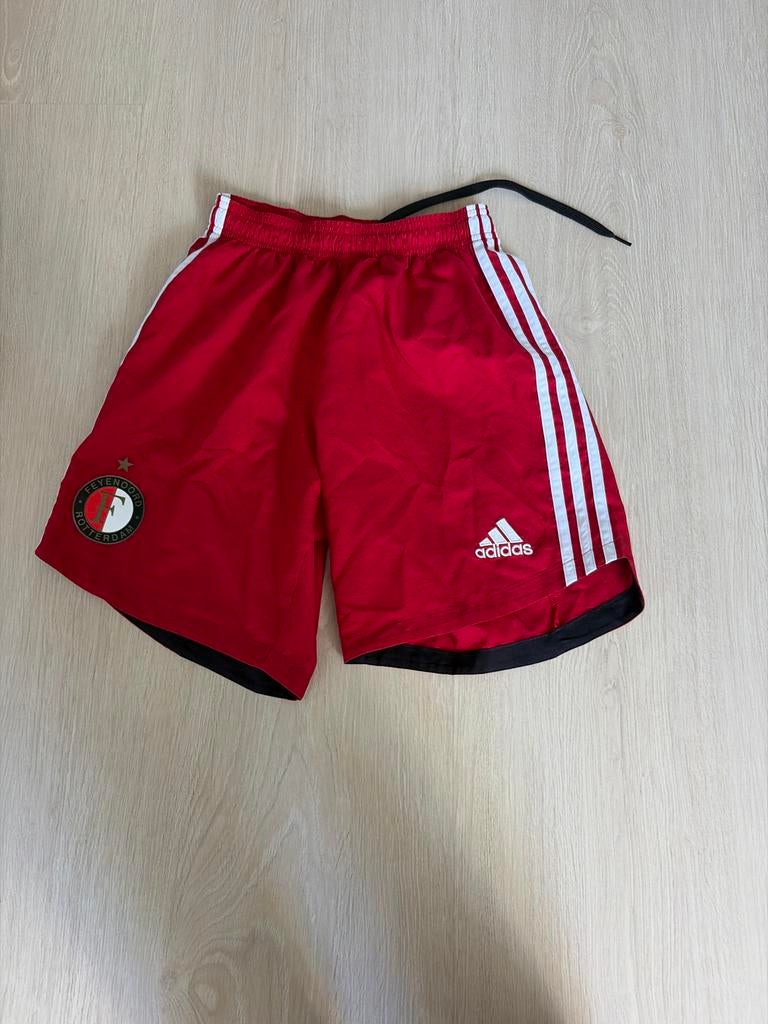 Feyenoord Adidas Voetbalbroekje Maat xs Rood, Kleding | Heren, Ophalen of Verzenden, Voetbal, Gedragen, Rood