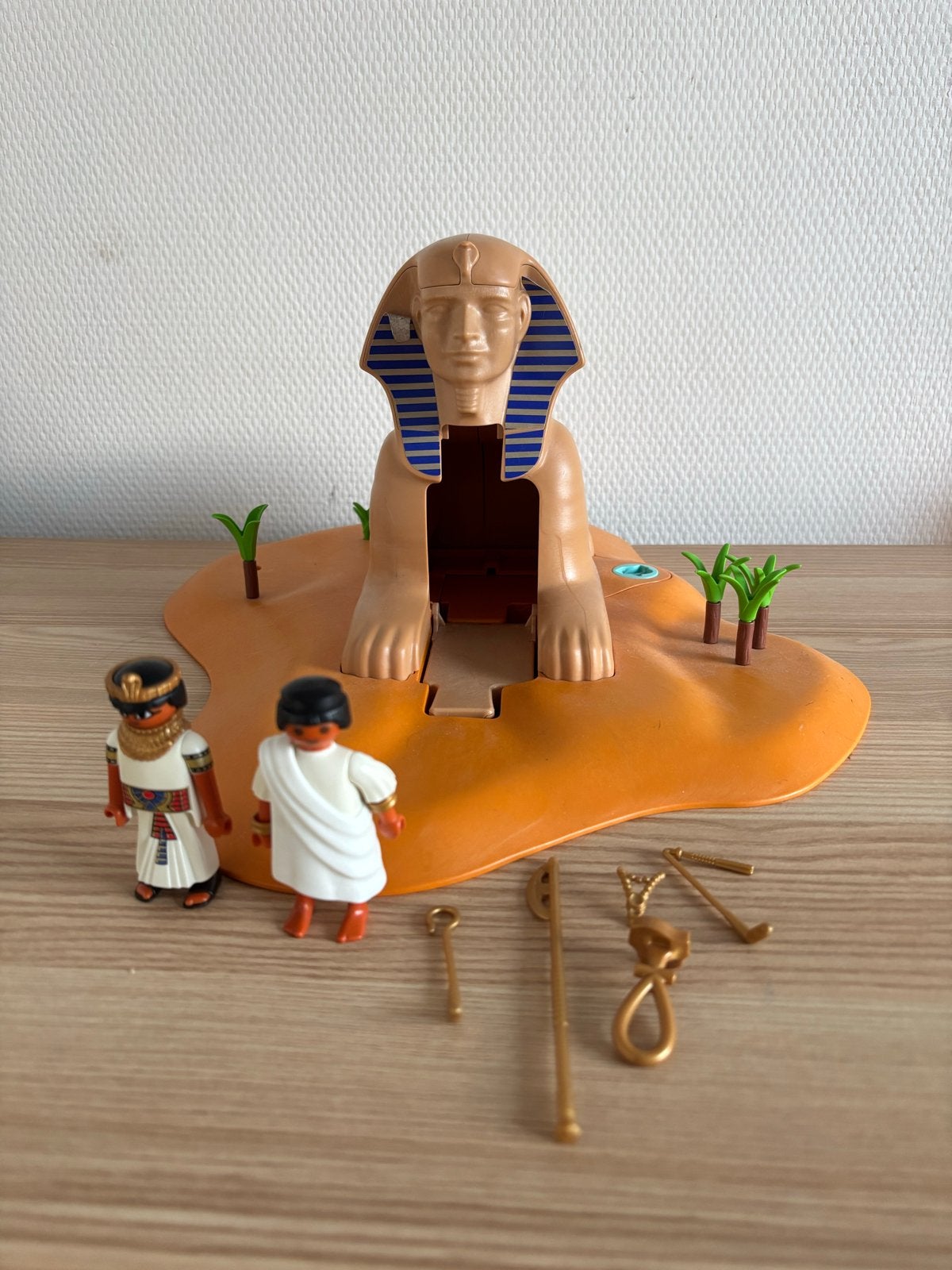 Playmobil Egyptische Sfinx met figuren en accessoires, Kinderen en Baby's, Speelgoed | Playmobil, Ophalen of Verzenden, Gebruikt