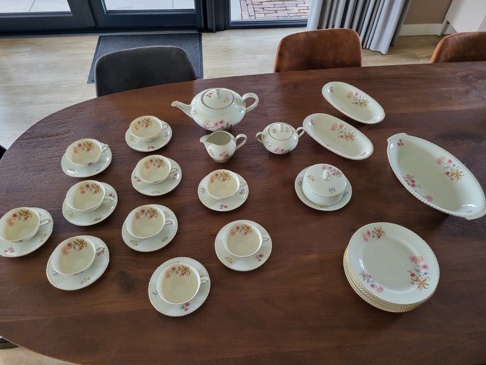 Prachtig compleet servies, Antiek en Kunst, Antiek | Servies compleet, Ophalen