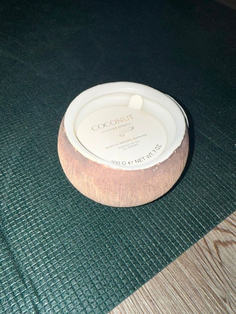 Coconut scented candle, Huis en Inrichting, Bruin, Overige merken, Nieuw, Kaars
