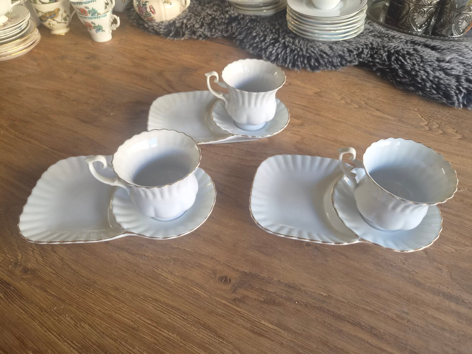 #34# Chodziez Made in Poland - 3x kop en schotel, Ophalen of Verzenden