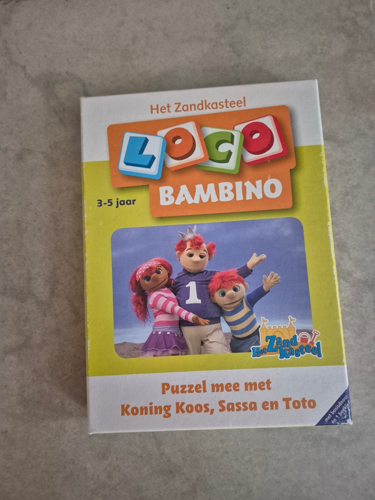Loco Bambino - Het Zandkasteel Puzzelspel, Een of twee spelers, Ophalen of Verzenden, Zo goed als nieuw, Jumbo