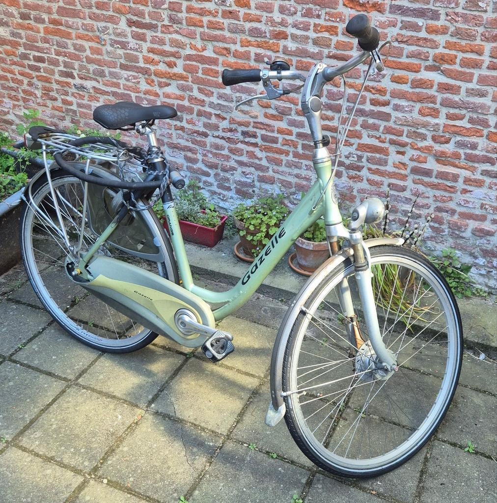 Gazelle damesfiets - opknapper, Gebruikt, Velgrem, Versnellingen, Ophalen of Verzenden