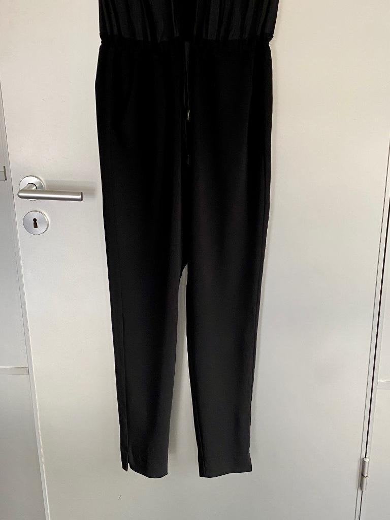 J234 Summum maat 36/38=S/M jumpsuit playsuit overal zwart, Kleding | Dames, Summum, Zwart, Ophalen of Verzenden, Zo goed als nieuw