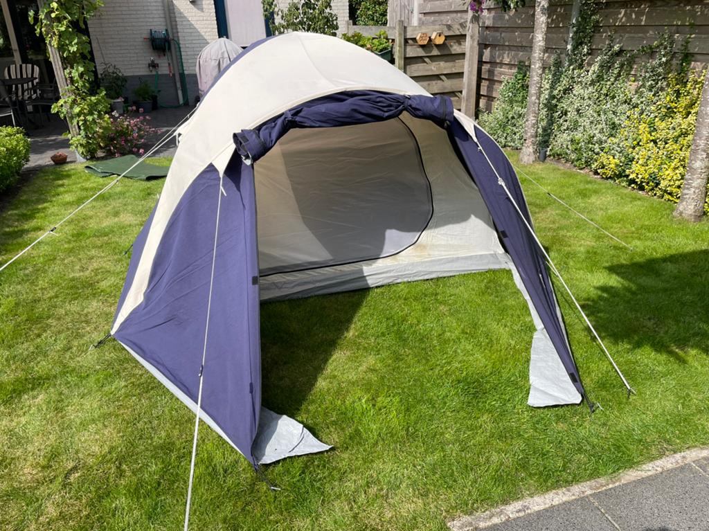 3 persoons katoenen koepeltent Obelink, Caravans en Kamperen, Tenten, Zo goed als nieuw, Ophalen of Verzenden