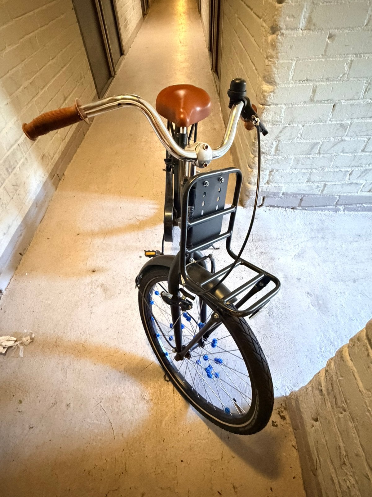 Fiets kinderen, Fietsen en Brommers, Fietsen | Cruisers en Lowriders, Minder dan 47 cm, Ophalen of Verzenden, Gebruikt, Staal