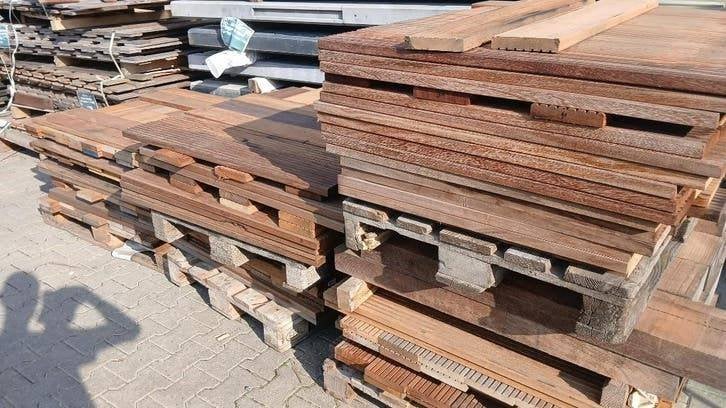 Restpartij Hardhouten Vlonderplanken variabele lengte, Ophalen, Nieuw, 250 cm of meer, Planken