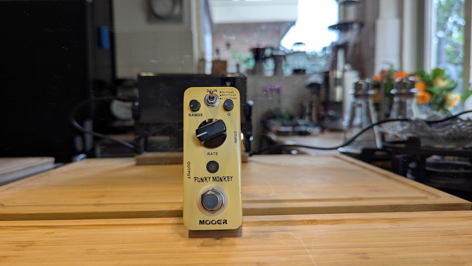 Mooer Funky Monkey Auto Wah/Vochtige Filter Pedaal, Muziek en Instrumenten, Ophalen of Verzenden, Zo goed als nieuw, Wah Wah