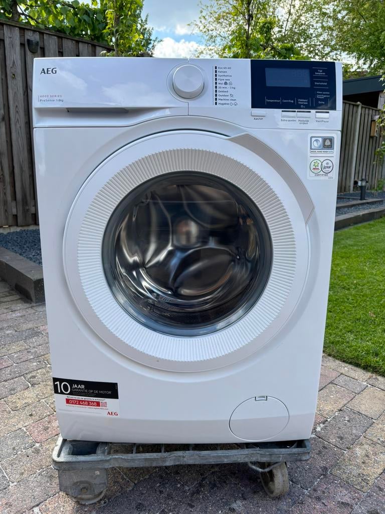 AEG proSense 6000 Series, Ophalen, Zo goed als nieuw, Voorlader, Kort programma