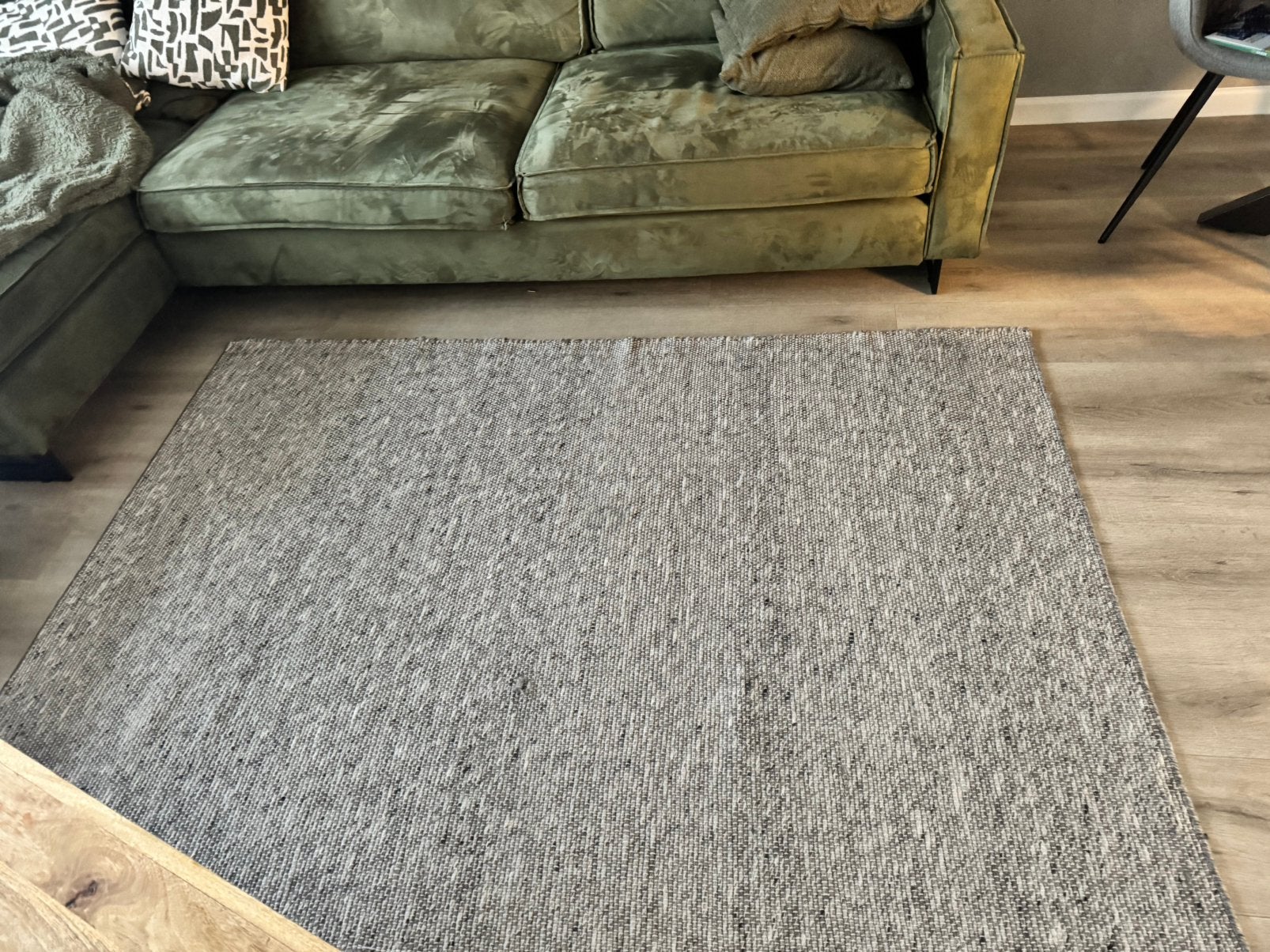 Wollen Vloerkleed, Ophalen, Gebruikt, 100 tot 150 cm, 200 cm of meer