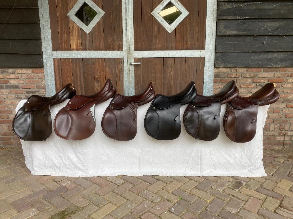 Springzadel Prestige 5x/Stubben 1x/Equiline 1x !!!, Dieren en Toebehoren, Ophalen of Verzenden, Zo goed als nieuw, Springen