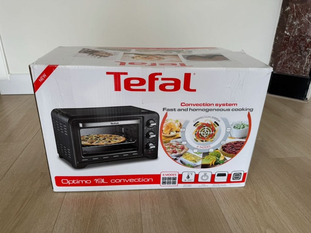 Tefal Optimo 19L Vrijstaande Oven - zo goed als niuew, Ophalen, Minder dan 45 cm, Tefal, Zo goed als nieuw