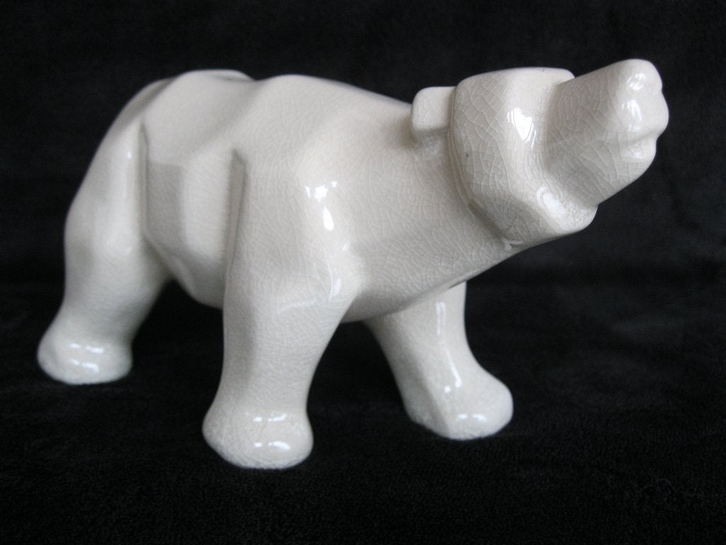 IJsbeer jong Art Deco ijsbeercub '1930., Antiek en Kunst, Antiek | Keramiek en Aardewerk, Ophalen