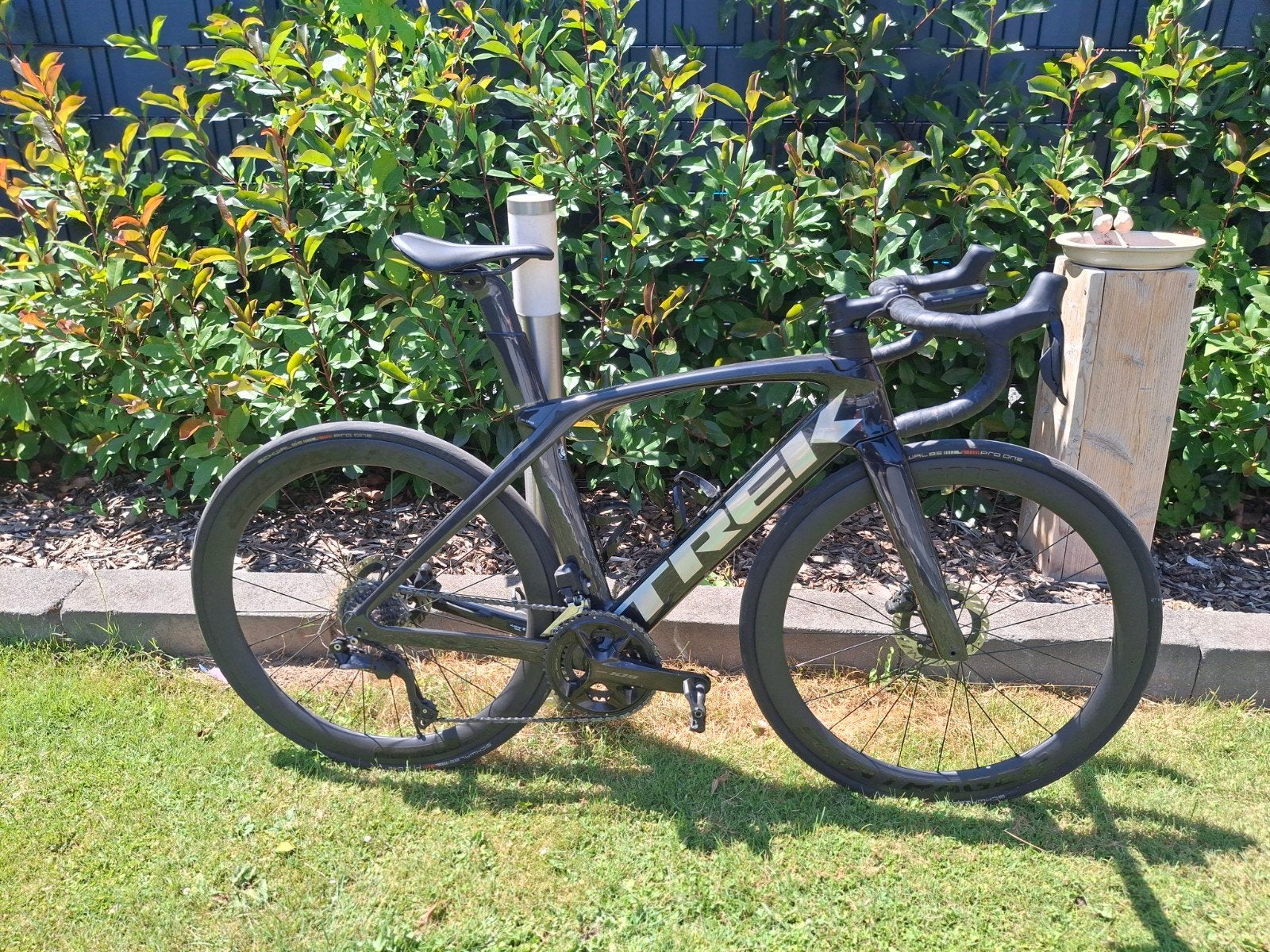 Trek Madone SL6 Shimano Di2 Racefiets maat 54, 28 inch, Carbon, Zo goed als nieuw, Meer dan 20 versnellingen
