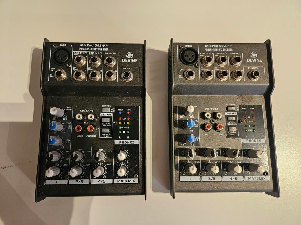 2 devine mixers, Ophalen of Verzenden, Audio