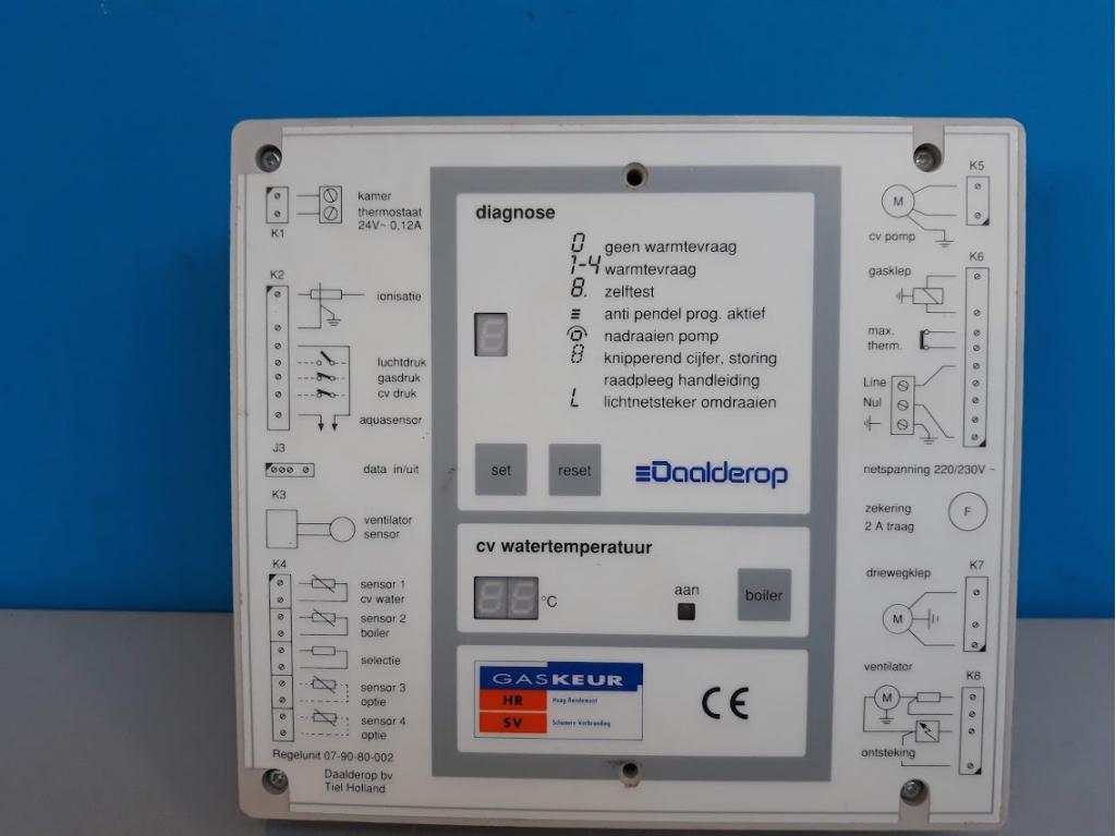 Regelunit / Branderautomaat Daalderop Combifort 07.90.80.002, Niet ingevuld, Cv-ketel of Combi-ketel, Niet ingevuld, Nieuw