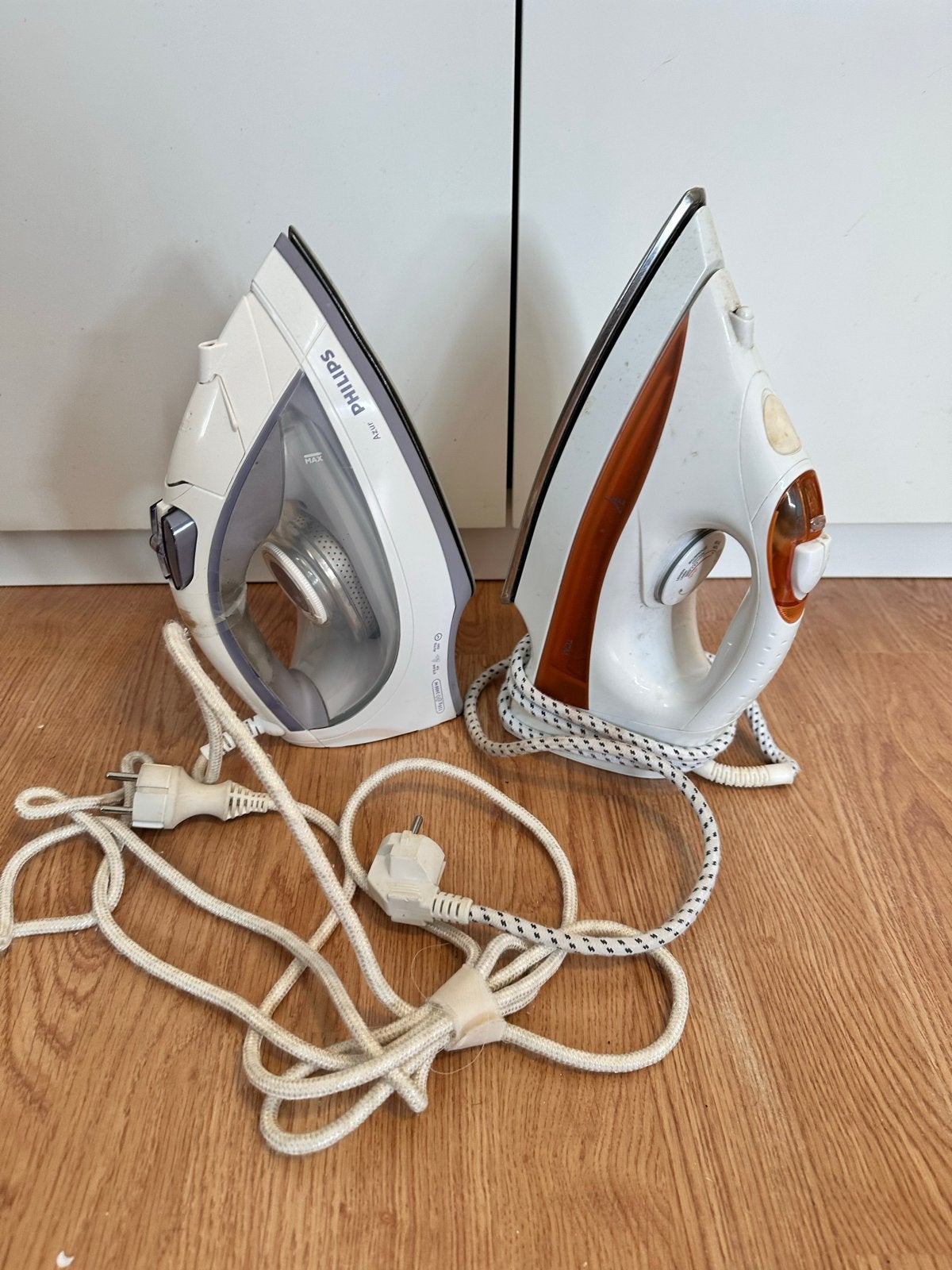 Philips Azur Strijkijzers (2 stuks), Witgoed en Apparatuur, Strijkijzers en Strijkplanken, Ophalen of Verzenden, Gebruikt, Strijkijzer met snoer