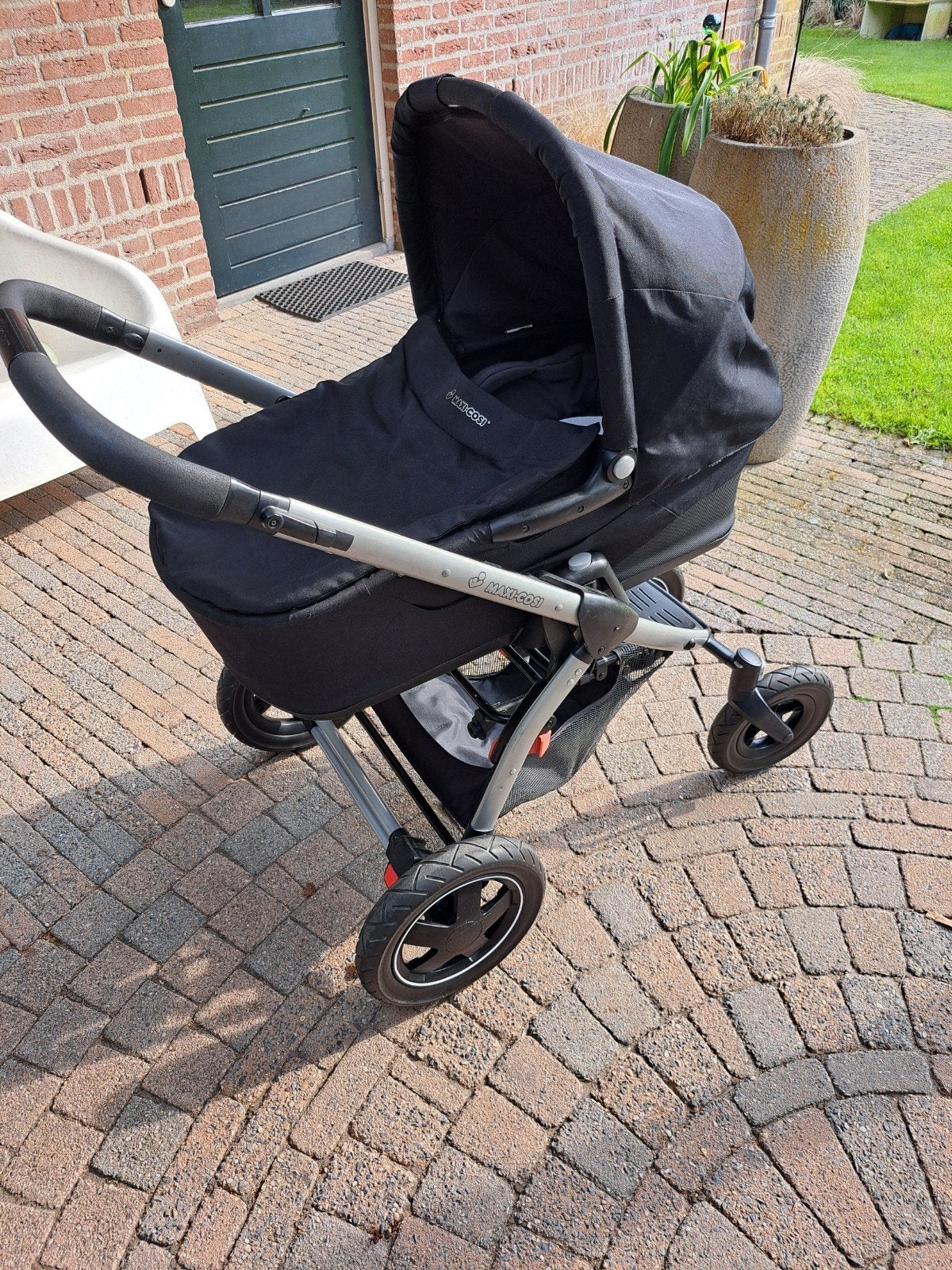 Maxi-Cosi Mura Plus 4, kinderwagen/buggy, zwart-d, Ophalen, Gebruikt, Combiwagen, Verstelbare duwstang