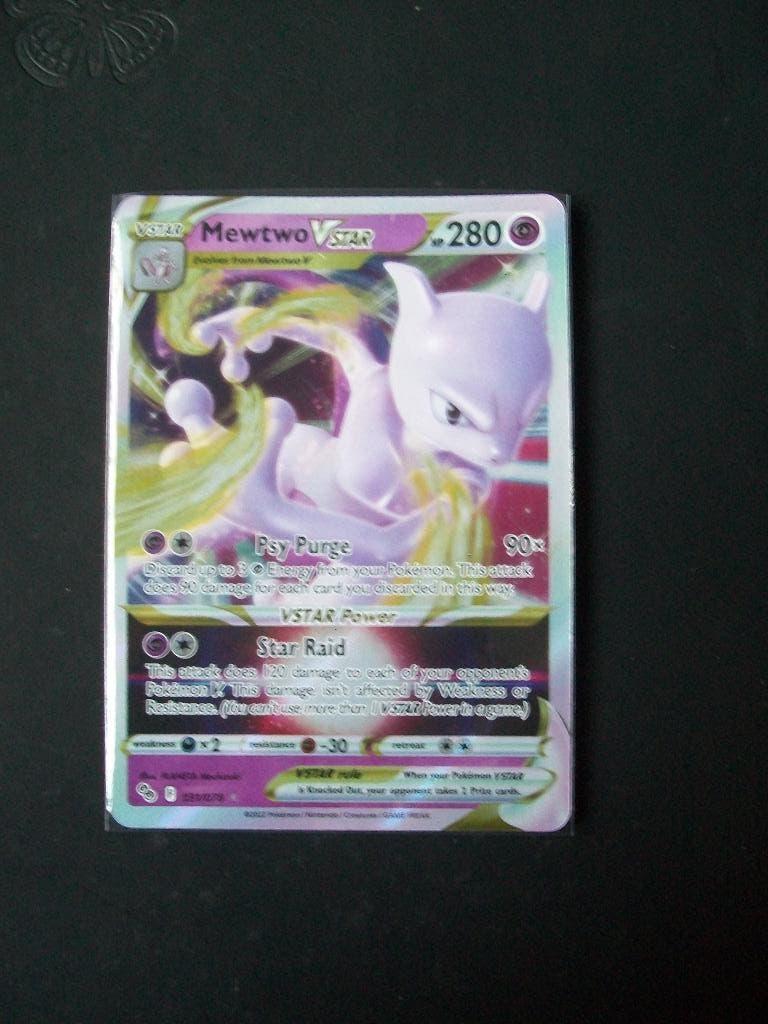 9413: Nieuwe Pokemon GO Kaart MEWTWO VSTAR HP 280 (031/078), Verzenden, Nieuw, Losse kaart, Foil