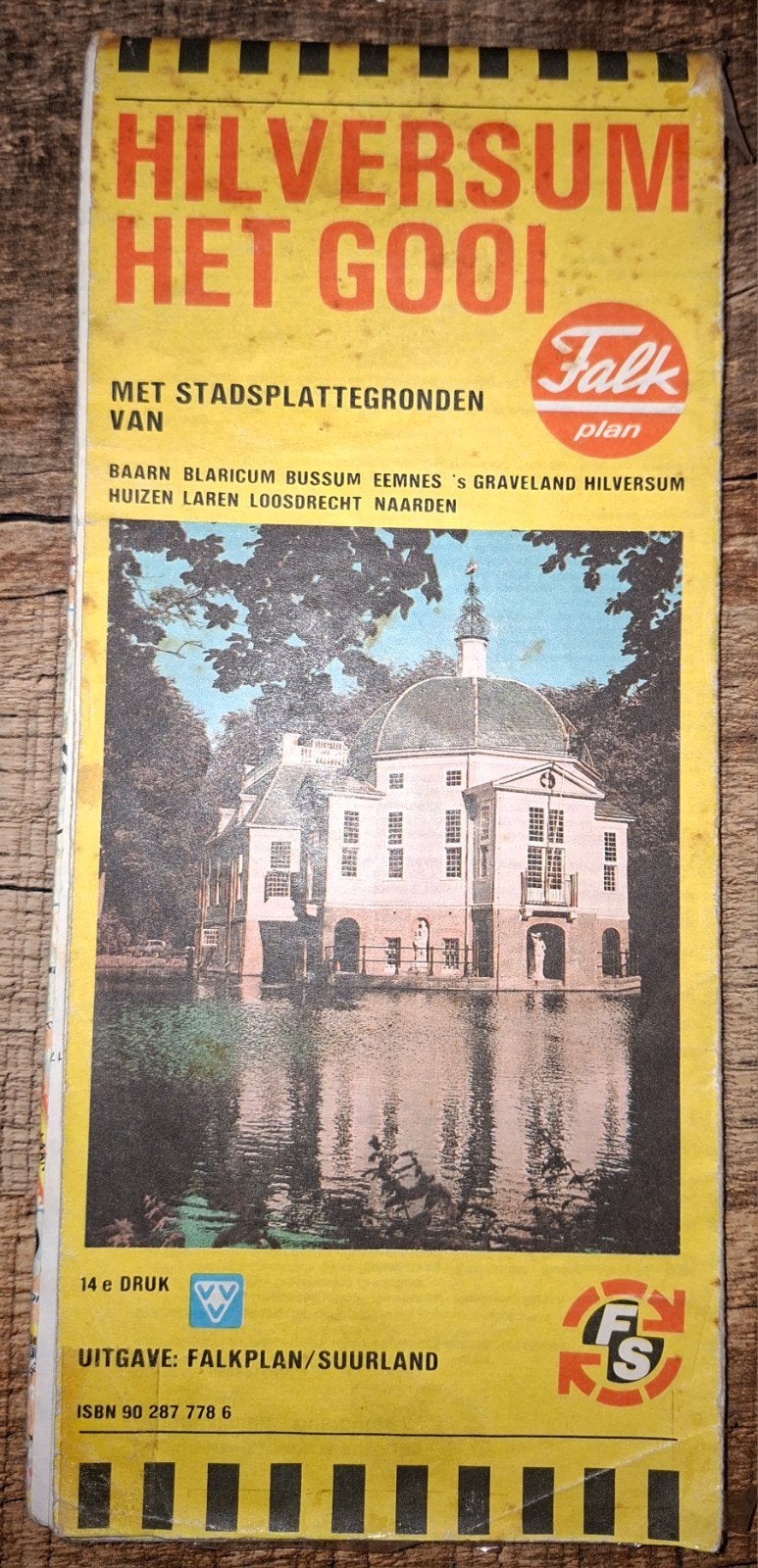 Stadsplattegrond Hilversum Het Gooi 14e druk, Ophalen of Verzenden