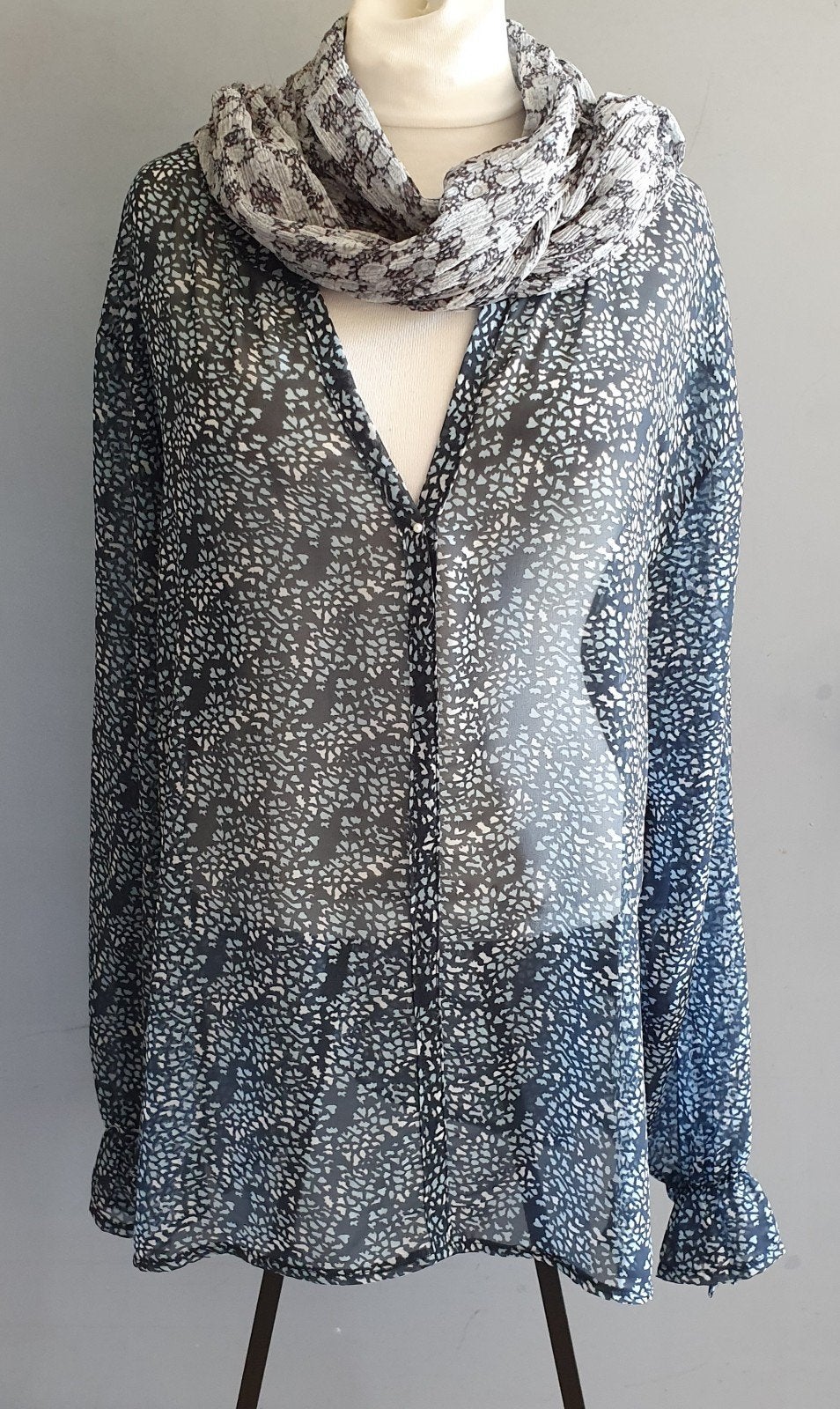 Sissy-Boy blouse, Kleding | Dames, Grote Maten, Zo goed als nieuw, Blouse of Tuniek, Blauw, Ophalen of Verzenden