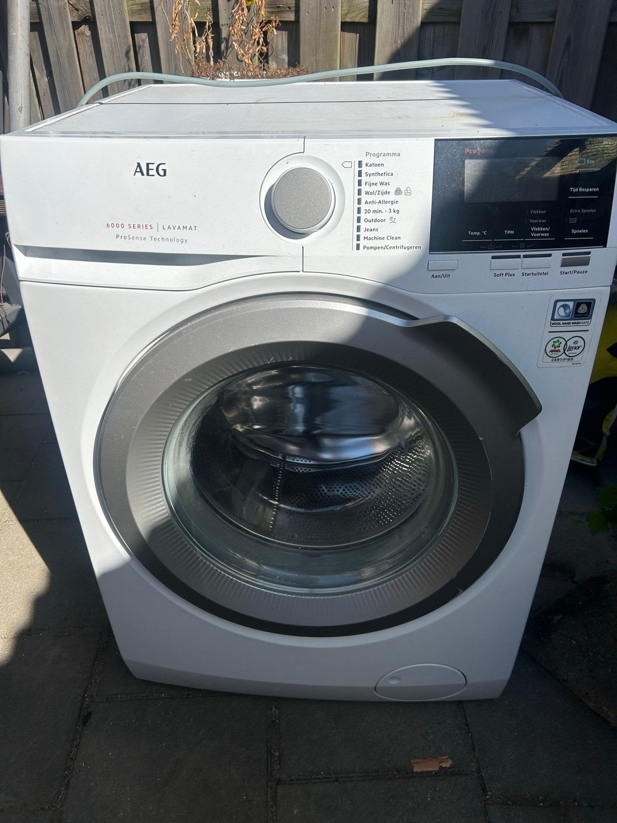 Wasmachine AEG, Witgoed en Apparatuur, Ophalen, Gebruikt, 8 tot 10 kg, 1600 toeren of meer