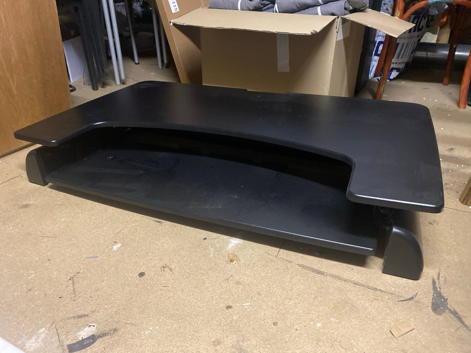 Hoog-laag tafel opzetstuk - Ergonomisch en verstelbaar, Ophalen, Gebruikt, In hoogte verstelbaar, Overige typen