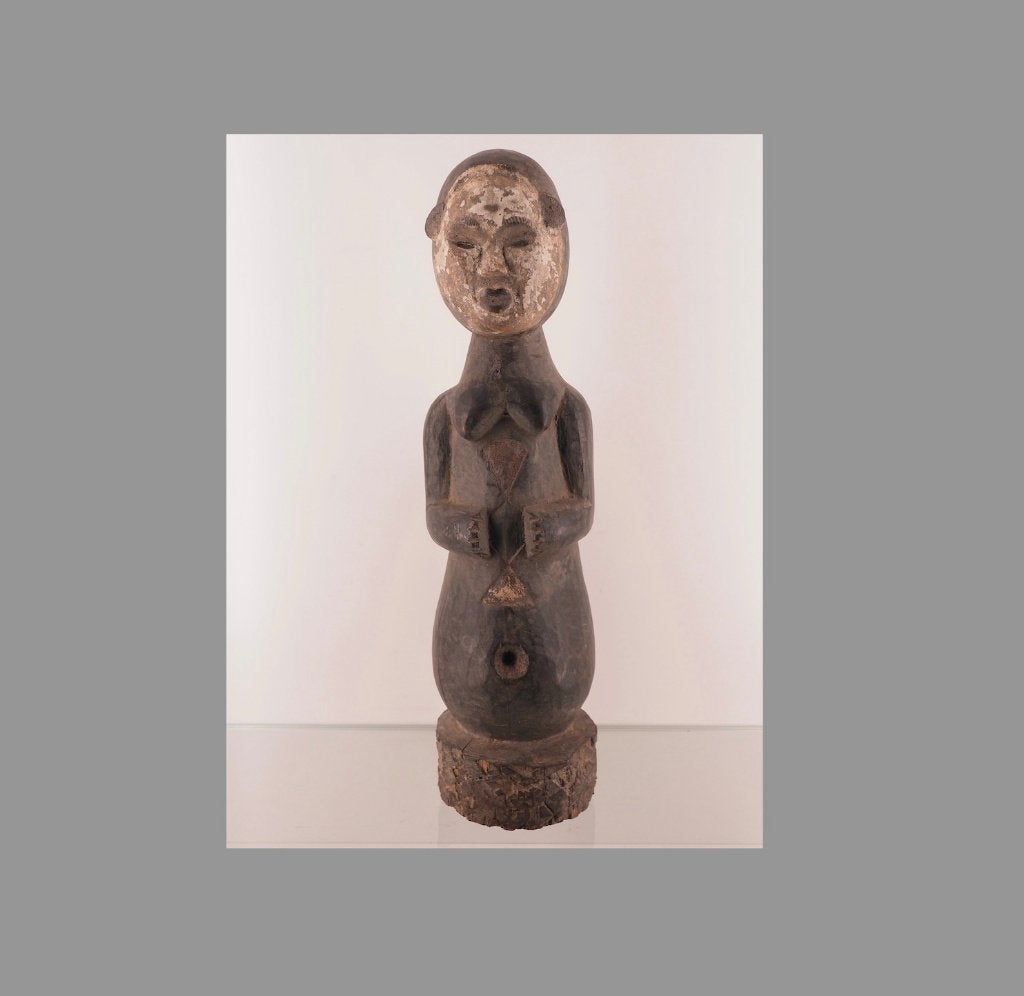 Div Afrika kunst oa Vruchtbaarheidsbeeld (120828-34), Antiek en Kunst, Hout, Afrika, Ophalen of Verzenden, Handgemaakt