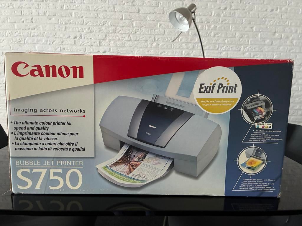 Canon Bubble Jet Printer S750 - Kleurenprinter, Gebruikt, Printer, Inkjetprinter, Kleur printen