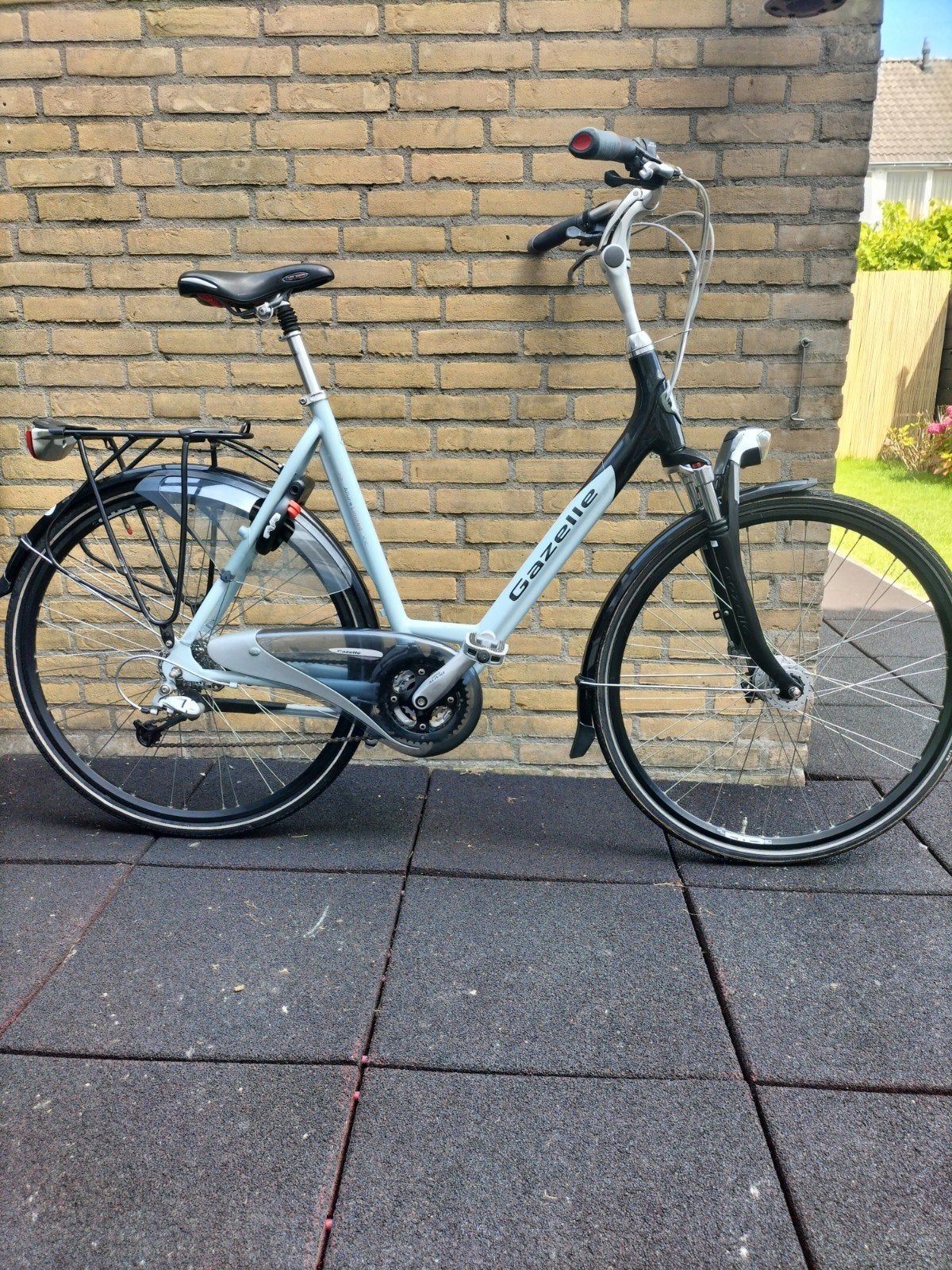 Nette gazelle damesfiets, Ophalen, 56 cm of meer, Zo goed als nieuw, Meer dan 20 versnellingen