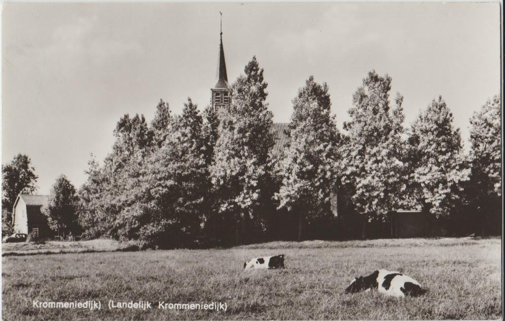 1970 landelijk krommenie krommeniedijk zaanstreek zaans zaan, Verzamelen, Ophalen of Verzenden, 1960 tot 1980, Ongelopen, Noord-Holland