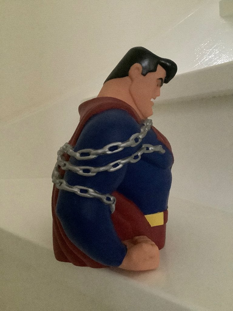 Superman, Ophalen of Verzenden, Zo goed als nieuw, Kunststof, Strip- of Tekenfilmfiguur