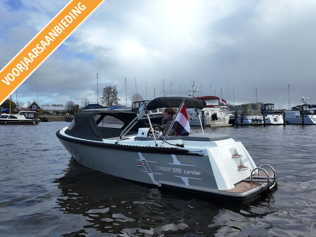 Corsiva 595 Tender + 20PK Suzuki 2023, Tender, 6 m, Zo goed als nieuw, Buitenboordmotor