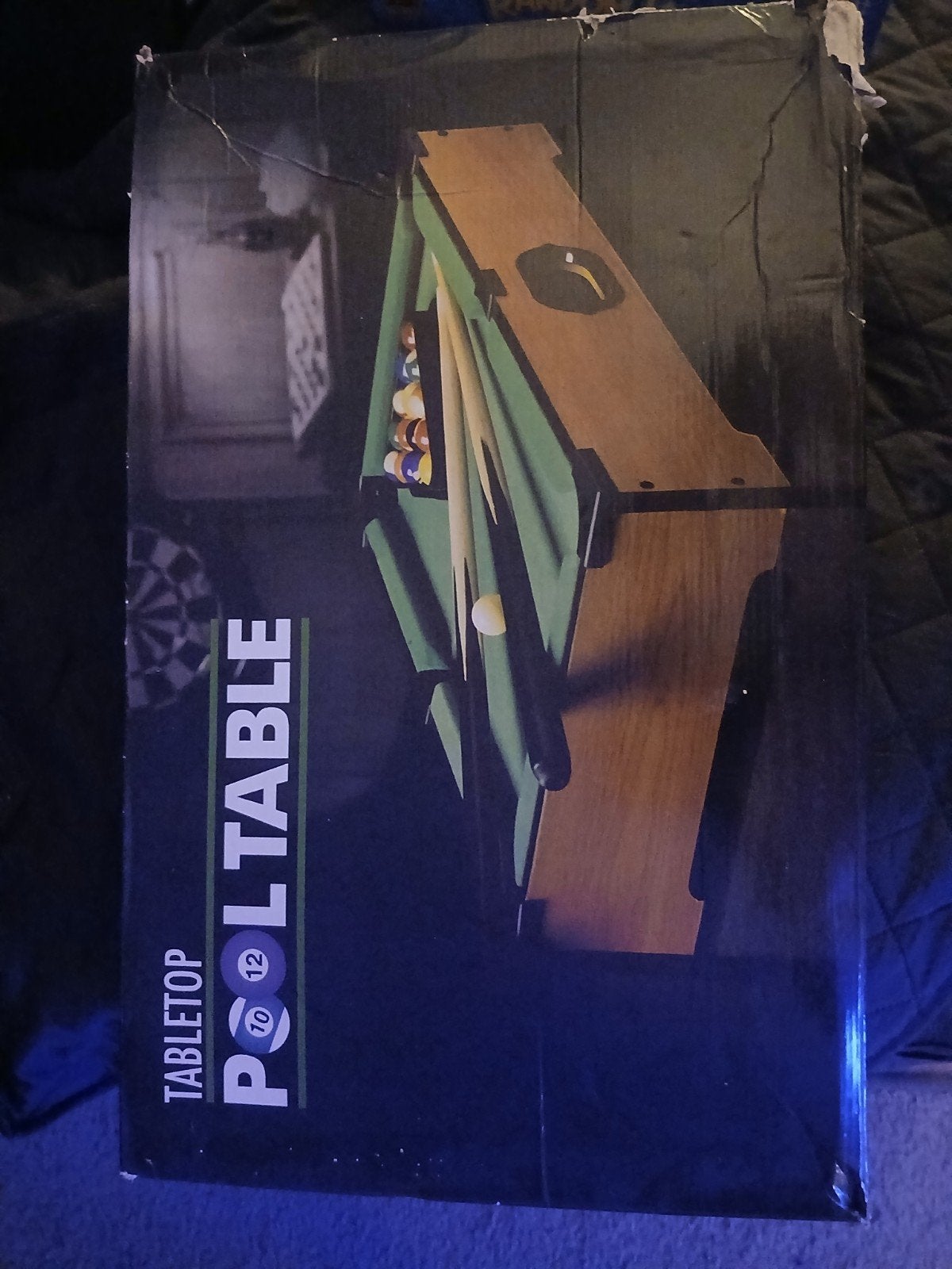 Tabletop Pooltafel - Compact en Draagbaar, Ophalen, Zo goed als nieuw, Pooltafel