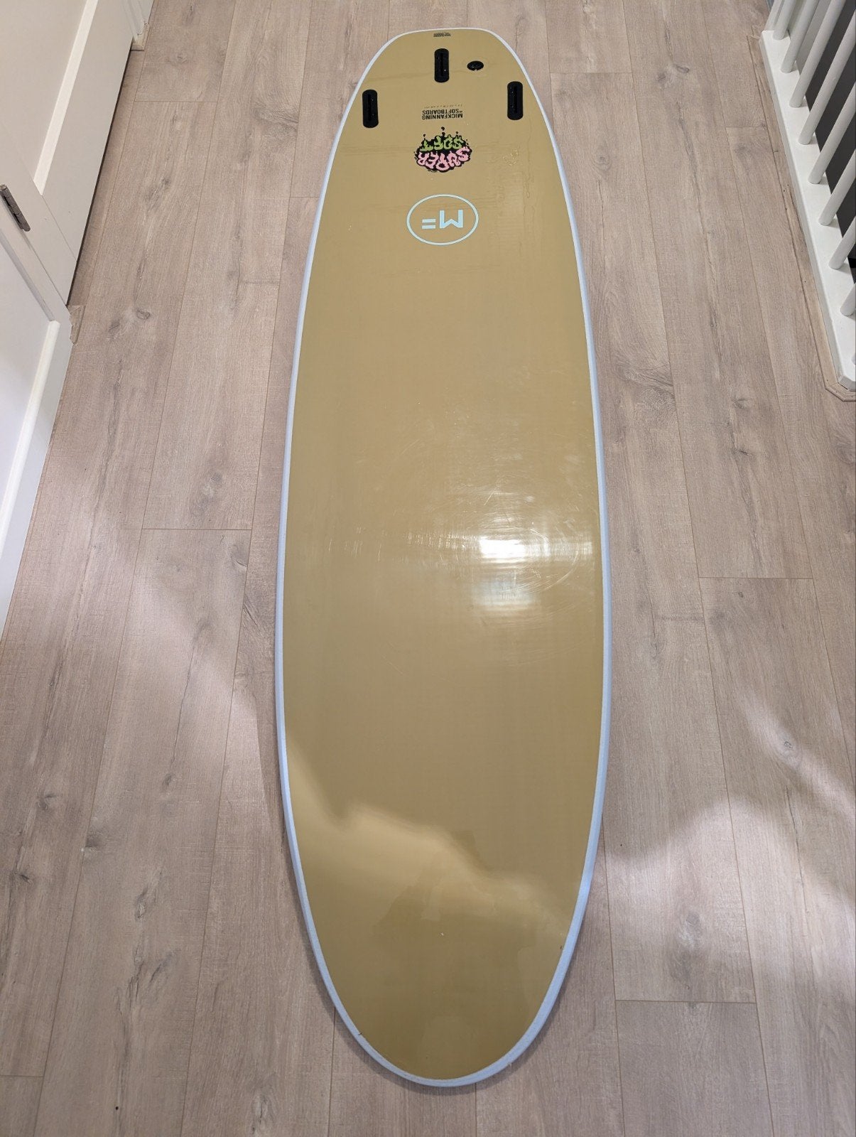 Mick Fanning SuperSoft 7'6", Ophalen, Zo goed als nieuw, Funboard, Met vinnen