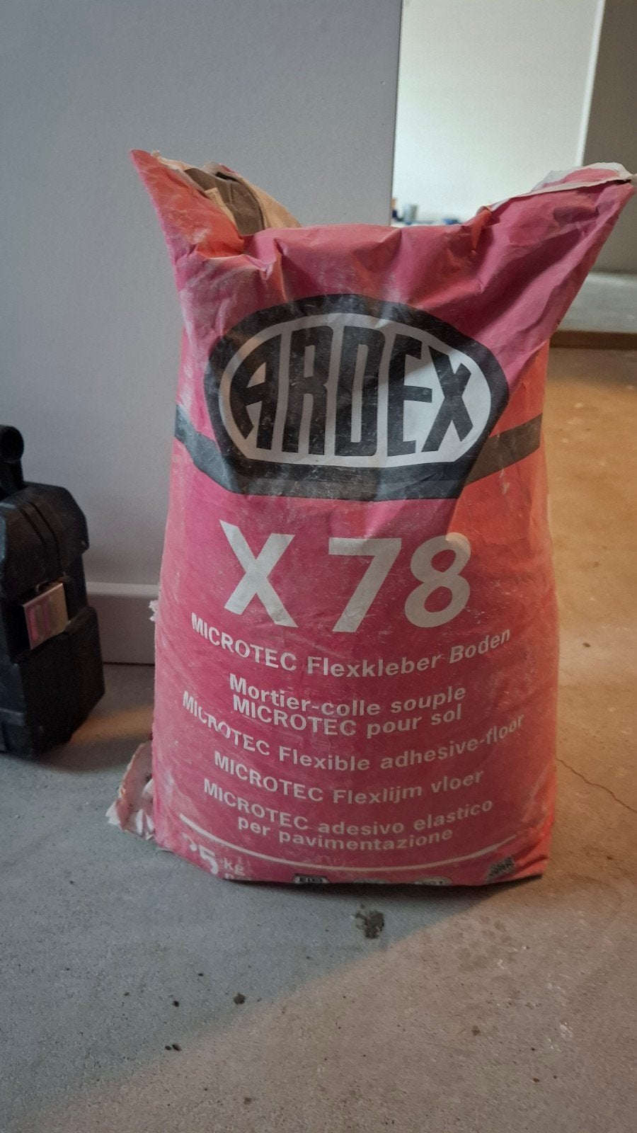 ARDEX X 78 MICROTEC Flexlijm Vloer - 25 kg, Ophalen, Nieuw, Overige materialen, Vloertegels
