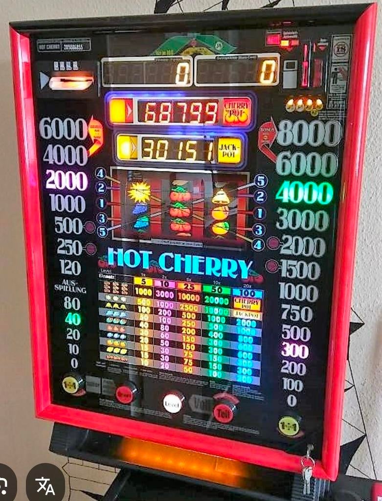 Gezocht: Reparateur Merkur fruitautomaat (Hot Cherry), Verzamelen, Euro, Ophalen of Verzenden, Gebruikt, Met sleutels