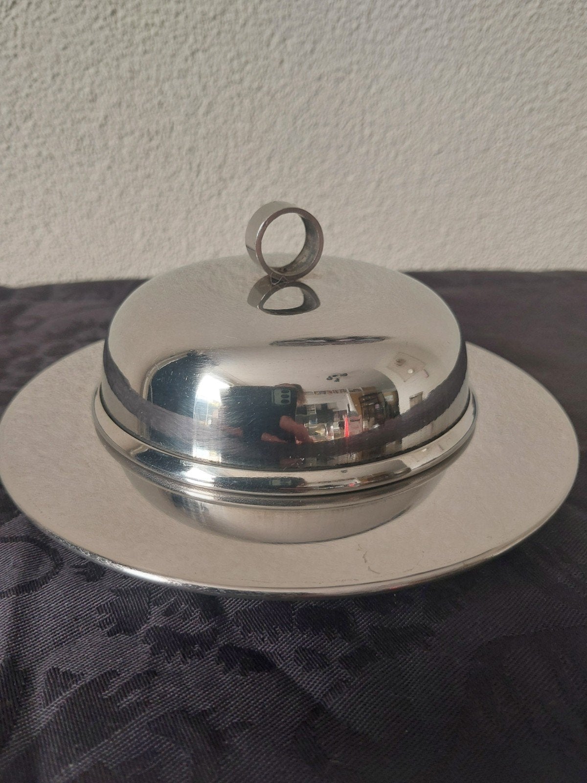 Vintage 3-delige Engelse muffinschotel/botervloot, Ophalen of Verzenden