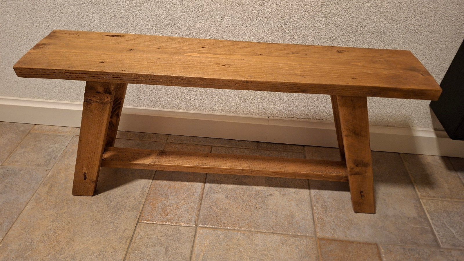 bankje 90 x 18,5 x 44, Ophalen, Minder dan 50 cm, 50 tot 100 cm, Zo goed als nieuw
