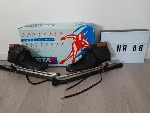 METAX LAGE NOREN maat 41 met doos en beschermers, Viking, Gebruikt, Ophalen of Verzenden, Noren
