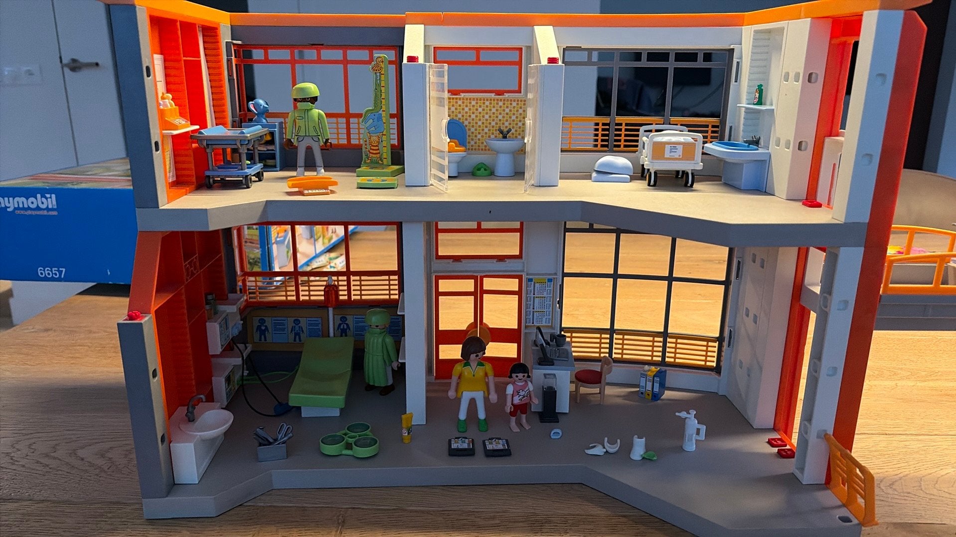 Ziekenhuis, Ophalen, Gebruikt, Gebouw, City life